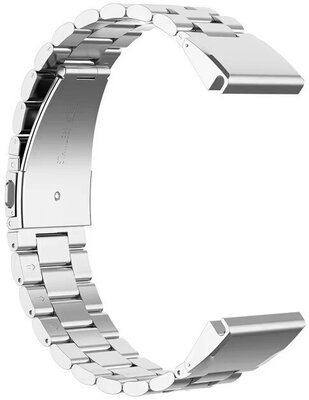 Ricardo 26 мм стоманена гривна (за Garmin Fenix 7/6/5, Epix 2 и др.), сребърна, QuickFit