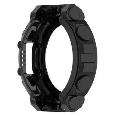 Защитен калъф (за Amazfit T-Rex 2), пластмасов, черен