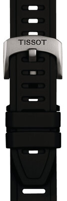 Силиконова каишка Tissot T852.049.249 21 мм, черна