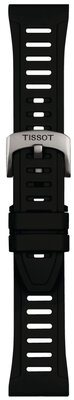 Силиконова каишка Tissot T852.049.249 21mm, черна (размер XS), Quick Release