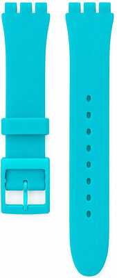 силиконова каишка Ricardo Barletta 19mm (за Swatch), тюркоазен