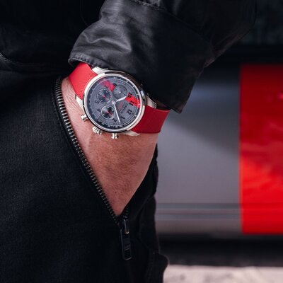 Union Glashütte Belisar Chronograph D009.427.16.082.09 Speedster 2024 Limited Edition 388pcs (+ резервна каишка)