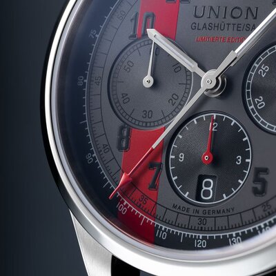 Union Glashütte Belisar Chronograph D009.427.16.082.09 Speedster 2024 Limited Edition 388pcs (+ резервна каишка)