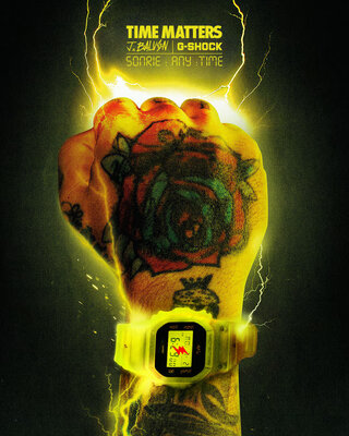 Casio G-Shock Original DWE-5600JB-1A9 J.Balvin Collaboration (+ резервна каишка и люнет))