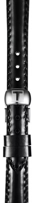 Кожена каишка Tissot T852.036.538 12 мм, черна
