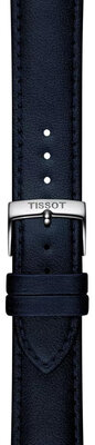 Кожена каишка Tissot T852.050.303 20 мм, черна, веган