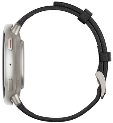 Amazfit Active 2 Premium (Round) Black кожена каишка (+резервна каишка)