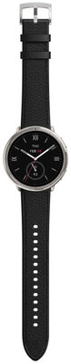 Amazfit Active 2 Premium (Round) Black кожена каишка (+резервна каишка)