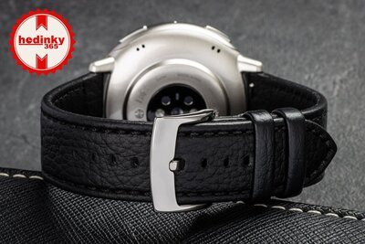 Amazfit Active 2 Premium (Round) Black кожена каишка (+резервна каишка)