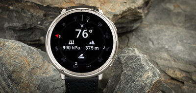 Amazfit Active 2 Premium (Round) Black кожена каишка (+резервна каишка)