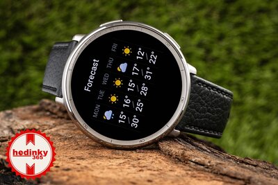 Amazfit Active 2 Premium (Round) Black кожена каишка (+резервна каишка)