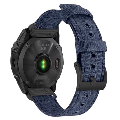 Ricardo Найлонова каишка 22 мм (за Garmin Fenix 8/7/6 (47 мм), Epix 2 и др.), синя V3, QuickFit