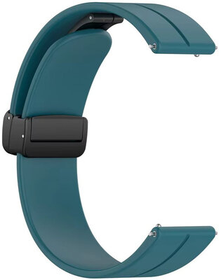Силиконова каишка Ricardo 22 мм (за Huawei Watch GT 4, 5), зелена, бързо освобождаване