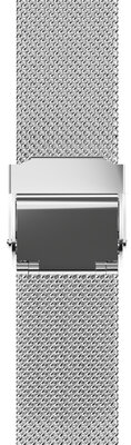 Стоманена гривна JVD RBR14C819-MESH 16 мм, сребърна, миланска