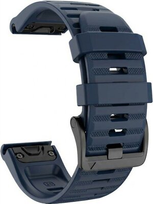 Силиконова каишка Ricardo Livigno 26mm, Dark Blue, QuickFit