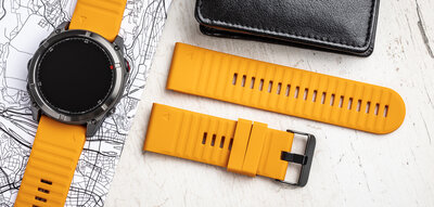 Силиконова каишка Ricardo Livigno 26mm, Orange, QuickFit