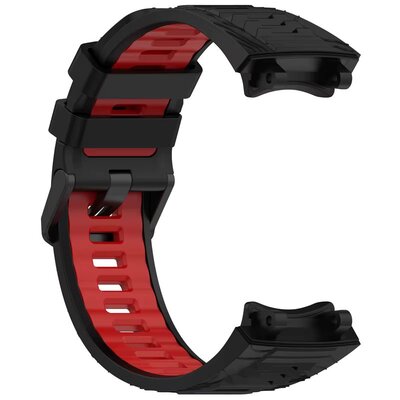 Силиконова каишка Ricardo Moena (за Amazfit T-Rex 3), Black/Red