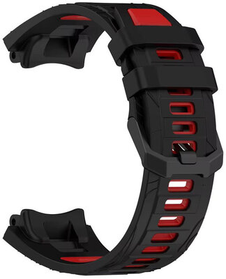 Силиконова каишка Ricardo Moena (за Amazfit T-Rex 3), Black/Red