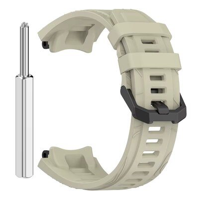 Силиконова каишка Ricardo (за Amazfit T-Rex 3), сива, + резервни аксесоари