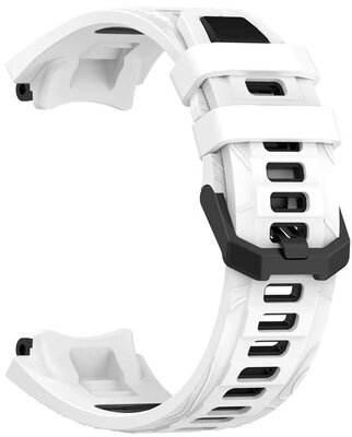 Силиконова каишка Ricardo Moena (за Amazfit T-Rex 3), White/Black