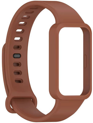 Силиконова каишка Ricardo (за Xiaomi Band 9 Active), кафява