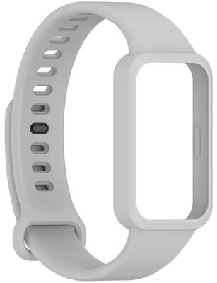 Силиконова каишка Ricardo (за Xiaomi Band 9 Active), сива