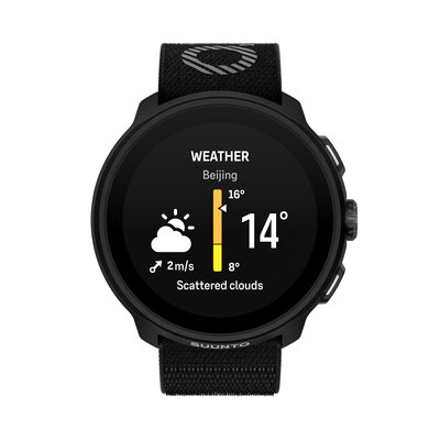 Suunto Run All Black (текстилна каишка)