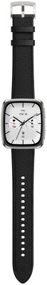 Amazfit Active 2 (Square) Black кожена каишка (+резервна каишка)