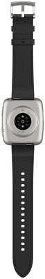Amazfit Active 2 (Square) Black кожена каишка (+резервна каишка)