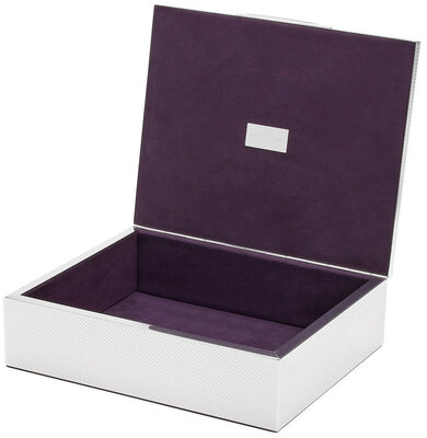 Кутия за часовници Wolf Silver 190001