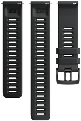 Силиконова каишка Polar 22mm, черна, размер S, M/L, Quick Release, платежен