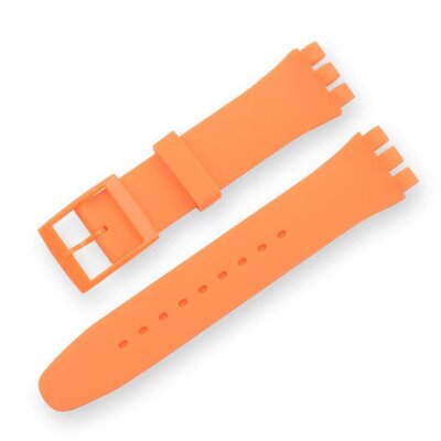 Силиконова каишка Ricardo (за Swatch), оранжева