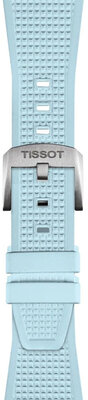Каучукова каишка Tissot T852.050.985 (за модела Tissot PRX 40mm), синьо
