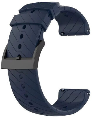 Силиконова каишка Ricardo 24mm (pro Suunto), синьо, Quick Release