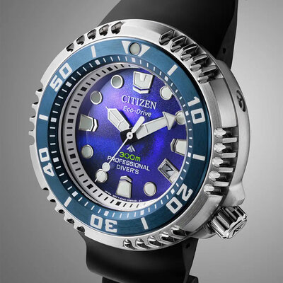 Citizen Promaster Marine Professional Diver Eco-Drive BN1025-08L Unite With Blue Limited Edition 4800pcs (+ удължителна част)