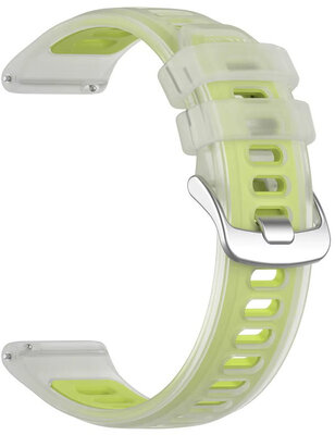 Силиконова каишка Ricardo 20mm (pro Garmin Forerunner 570 (42mm) aj.), жълт, Quick Release