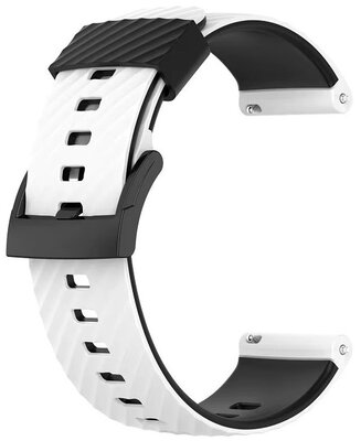 Силиконова каишка Ricardo 24mm (pro Garmin Venu X1), бял, Quick Release