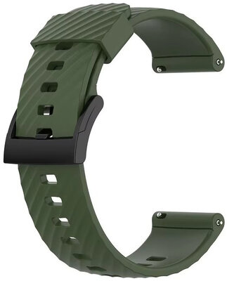 Силиконова каишка Ricardo 24mm (pro Garmin Venu X1), зелен, Quick Release
