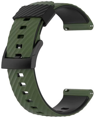Силиконова каишка Ricardo 24mm (pro Garmin Venu X1), зелен V2, Quick Release