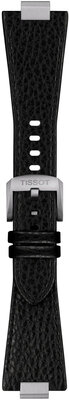 Кожена каишка Tissot T852.050.989 (за модела Tissot PRX 40mm), черен, Quick Release