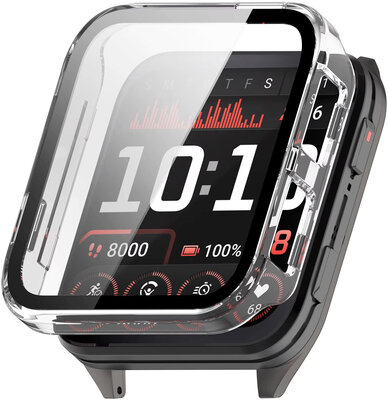 Защитно покритие (pro Garmin Venu X1), пластмасов, прозрачен + стъкло