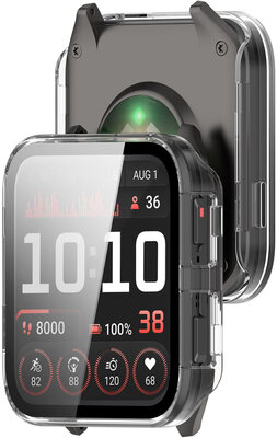 Защитно покритие (pro Garmin Venu X1), пластмасов, прозрачен + стъкло
