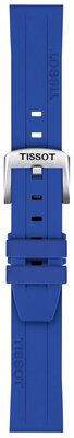 Силиконова каишка T852.051.023 18mm, синьо, Quick Release