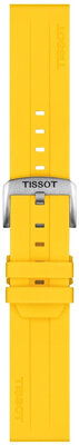 Силиконова каишка Tissot T852.050.993 22mm, жълт, Quick Release