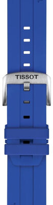 Силиконова каишка Tissot T852.051.021 22mm, синьо, Quick Release