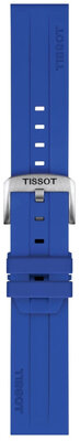 Силиконова каишка Tissot T852.051.021 22mm, синьо, Quick Release