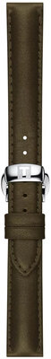 Кожена каишка Tissot T852.046.066 15mm, зелен, Quick Release