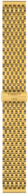 Стоманена гривна Tissot T852.049.487 20mm, златен, Quick Release