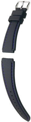 Силиконова каишка Hirsch Belize L 40268852-2, черна, дължина L