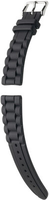 Силиконова каишка Hirsch Jelly L 40818850-2, черна, дължина L